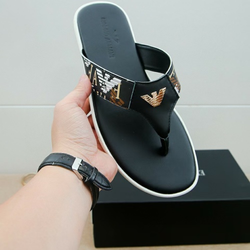 Replica Armani Slippers For Men #1186532 $42.00 USD for Wholesale