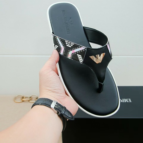 Replica Armani Slippers For Men #1186534 $42.00 USD for Wholesale