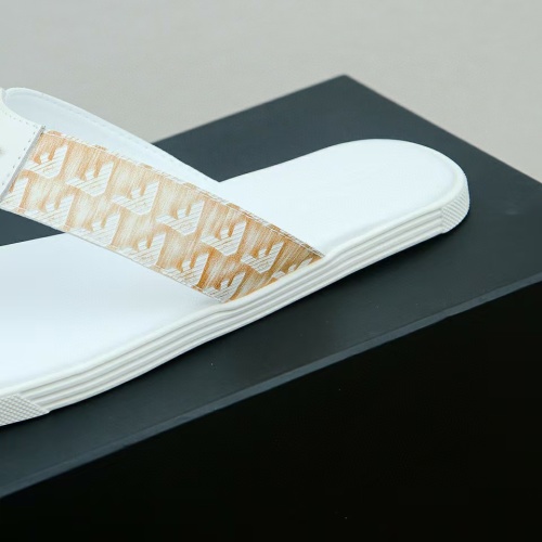 Replica Armani Slippers For Men #1186535 $42.00 USD for Wholesale
