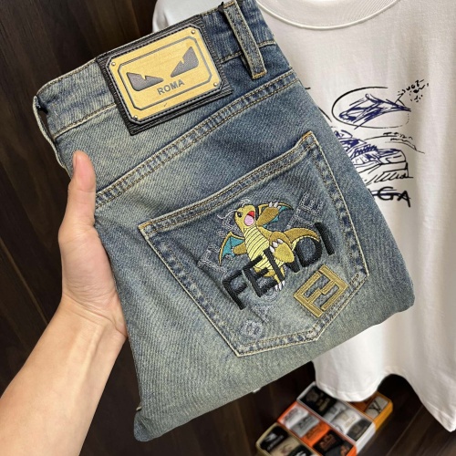 Fendi Jeans For Men #1186541 $72.00 USD, Wholesale Replica Fendi Jeans