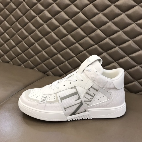Replica Valentino High Tops Shoes For Men #1186565 $85.00 USD for Wholesale