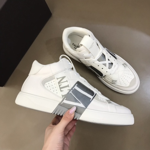 Replica Valentino High Tops Shoes For Men #1186566 $85.00 USD for Wholesale