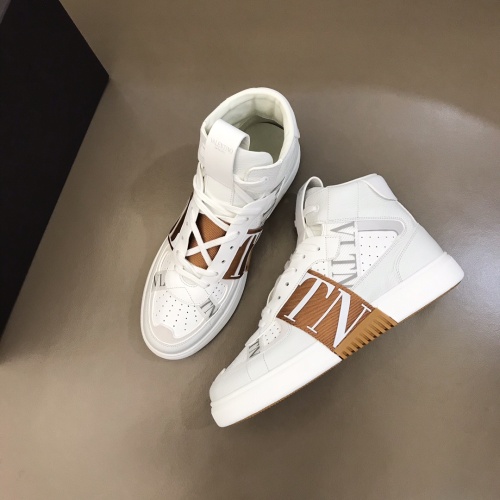 Valentino High Tops Shoes For Men #1186567 $85.00 USD, Wholesale Replica Valentino High Tops Shoes
