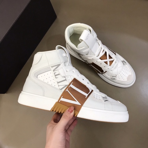 Replica Valentino High Tops Shoes For Men #1186567 $85.00 USD for Wholesale