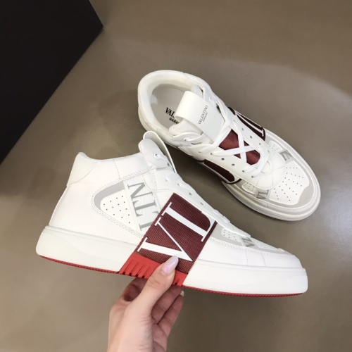 Replica Valentino High Tops Shoes For Men #1186568 $85.00 USD for Wholesale