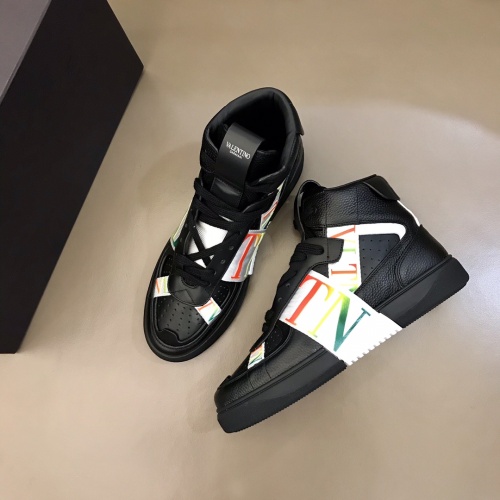 Valentino High Tops Shoes For Men #1186574 $85.00 USD, Wholesale Replica Valentino High Tops Shoes