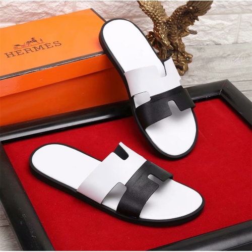 Hermes Slippers For Men #1186609 $45.00 USD, Wholesale Replica Hermes Slippers