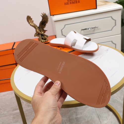 Replica Hermes Slippers For Men #1186613 $45.00 USD for Wholesale