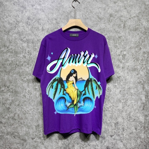 Amiri T-Shirts Short Sleeved For Unisex #1186768 $39.00 USD, Wholesale Replica Amiri T-Shirts
