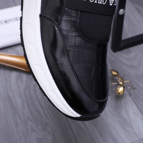 Replica Armani Casual Shoes For Men #1186809 $76.00 USD for Wholesale