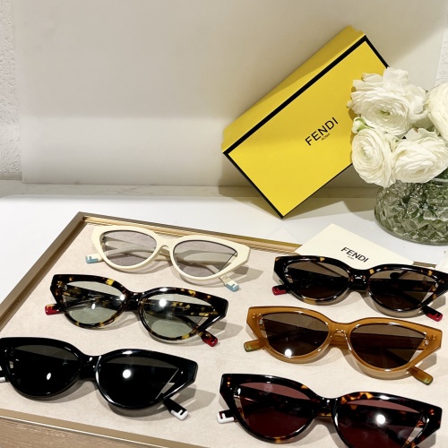 Replica Fendi AAA Quality Sunglasses #1187265 $60.00 USD for Wholesale