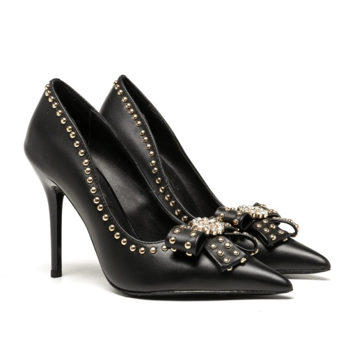 Versace High-Heeled Shoes For Women #1187373 $80.00 USD, Wholesale Replica Versace High-Heeled Shoes