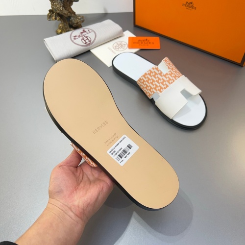 Replica Hermes Slippers For Men #1187471 $45.00 USD for Wholesale