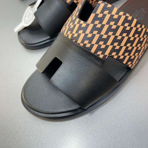 Replica Hermes Slippers For Men #1187472 $45.00 USD for Wholesale