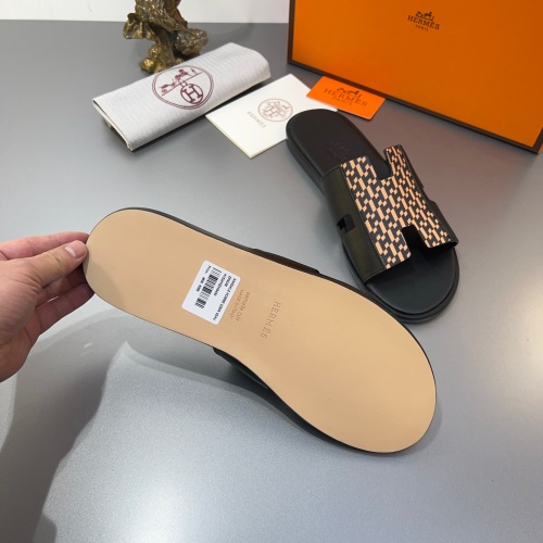 Replica Hermes Slippers For Men #1187478 $45.00 USD for Wholesale