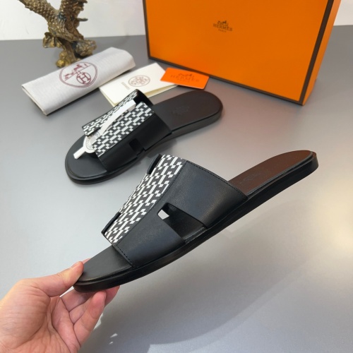 Replica Hermes Slippers For Men #1187482 $45.00 USD for Wholesale