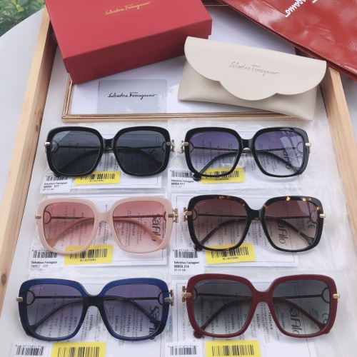 Replica Salvatore Ferragamo AAA Quality Sunglasses #1187638 $60.00 USD for Wholesale