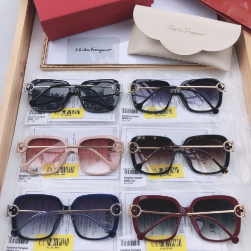Replica Salvatore Ferragamo AAA Quality Sunglasses #1187638 $60.00 USD for Wholesale