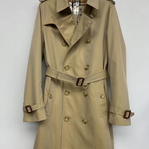 Burberry Trench Coat Long Sleeved For Men #1187719