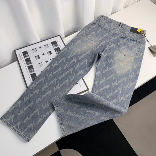 Replica Balenciaga Jeans For Unisex #1187723 $76.00 USD for Wholesale