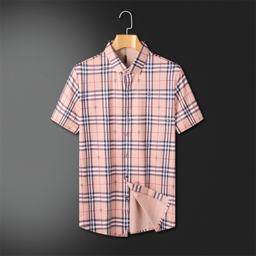 Burberry Shirts Short Sleeved For Men #1187729 $52.00 USD, Wholesale Replica Burberry Shirts