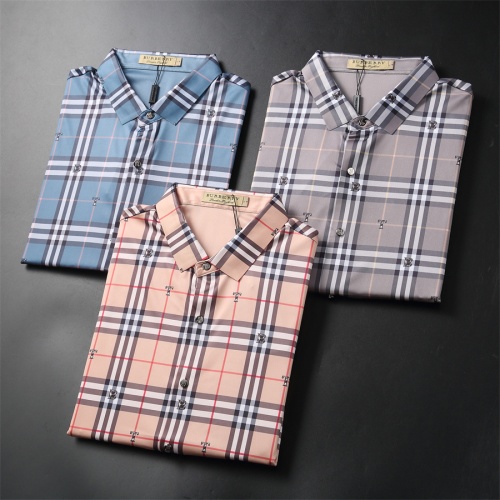Replica Burberry Shirts Short Sleeved For Men #1187729 $52.00 USD for Wholesale