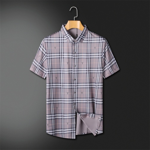 Burberry Shirts Short Sleeved For Men #1187730 $52.00 USD, Wholesale Replica Burberry Shirts