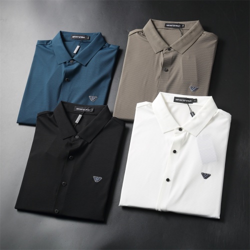 Replica Armani Shirts Short Sleeved For Men #1187752 $52.00 USD for Wholesale