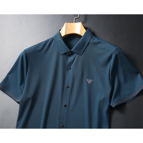 Replica Armani Shirts Short Sleeved For Men #1187754 $52.00 USD for Wholesale
