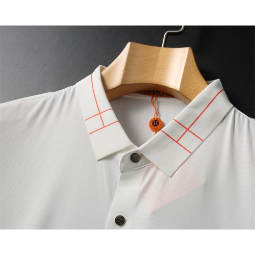 Replica Hermes Shirts Short Sleeved For Men #1187761 $52.00 USD for Wholesale