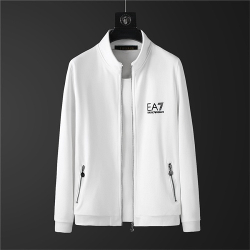 Replica Armani Tracksuits Long Sleeved For Men #1187872 $85.00 USD for Wholesale