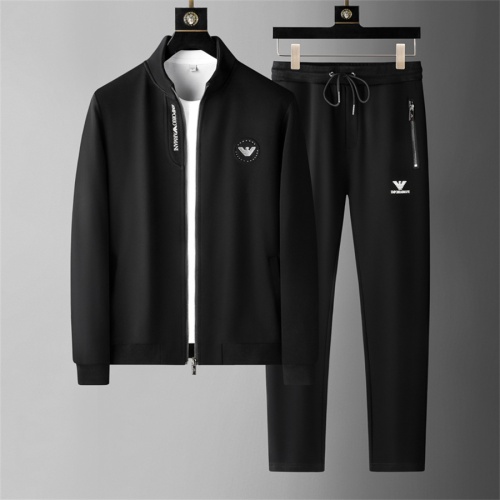 Armani Tracksuits Long Sleeved For Men #1187898 $85.00 USD, Wholesale Replica Armani Tracksuits