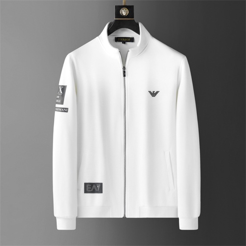 Replica Armani Tracksuits Long Sleeved For Men #1187907 $85.00 USD for Wholesale