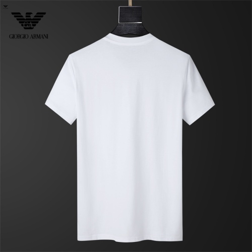 Replica Armani T-Shirts Short Sleeved For Men #1187955 $25.00 USD for Wholesale