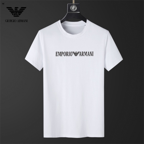 Armani T-Shirts Short Sleeved For Men #1187969