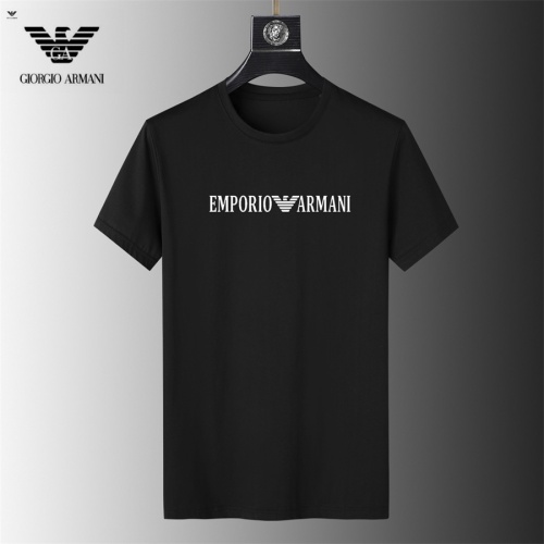 Armani T-Shirts Short Sleeved For Men #1187970 $25.00 USD, Wholesale Replica Armani T-Shirts
