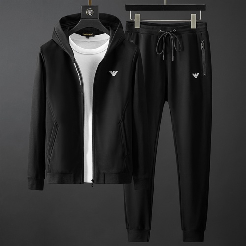 Armani Tracksuits Long Sleeved For Men #1188043 $85.00 USD, Wholesale Replica Armani Tracksuits
