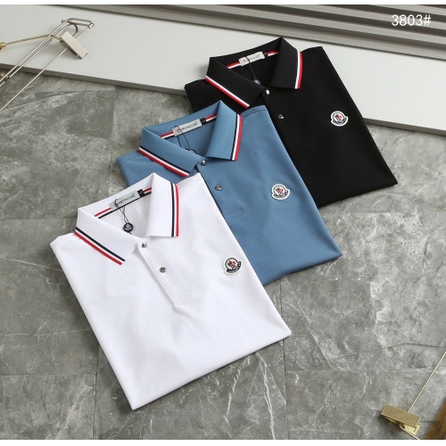 Replica Moncler T-Shirts Short Sleeved For Men #1188154 $45.00 USD for Wholesale