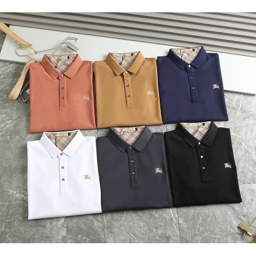 Replica Burberry T-Shirts Short Sleeved For Men #1188158 $45.00 USD for Wholesale