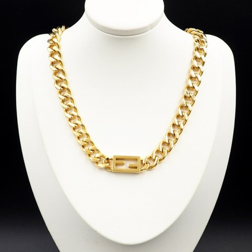 Replica Fendi Necklaces #1188188 $29.00 USD for Wholesale
