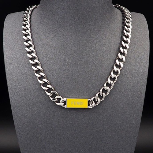 Replica Fendi Necklaces #1188189 $29.00 USD for Wholesale