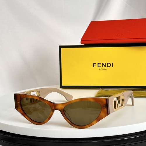 Fendi AAA Quality Sunglasses #1188212 $48.00 USD, Wholesale Replica Fendi AAA Quality Sunglasses