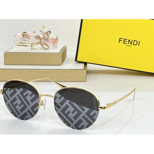 Fendi AAA Quality Sunglasses #1188245 $64.00 USD, Wholesale Replica Fendi AAA Quality Sunglasses