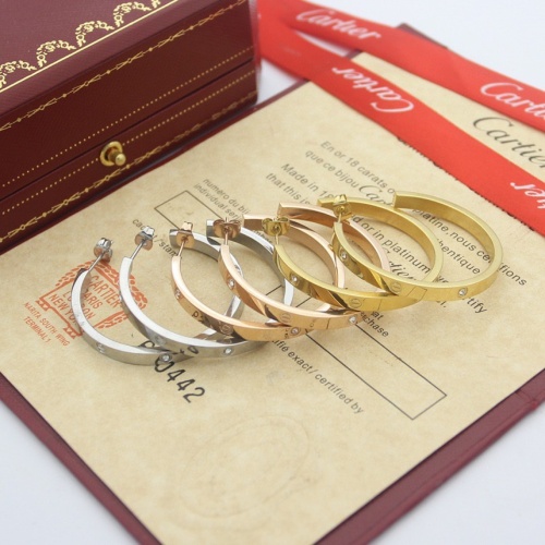 Replica Cartier Earrings For Women #1188550 $27.00 USD for Wholesale