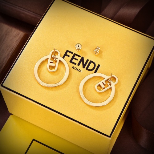 Replica Fendi Earrings For Women #1188567 $29.00 USD for Wholesale