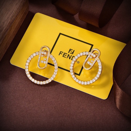 Replica Fendi Earrings For Women #1188567 $29.00 USD for Wholesale
