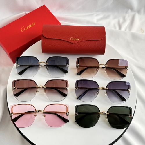 Replica Cartier AAA Quality Sunglassess #1188621 $64.00 USD for Wholesale