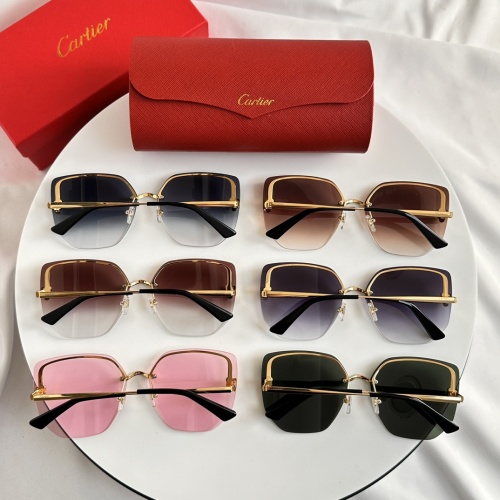 Replica Cartier AAA Quality Sunglassess #1188622 $64.00 USD for Wholesale