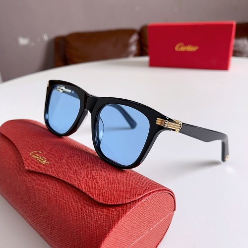 Cartier AAA Quality Sunglassess #1188639 $60.00 USD, Wholesale Replica Cartier AAA Quality Sunglassess