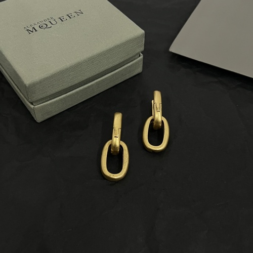 Replica Alexander McQueen Earrings For Women #1188685 $40.00 USD for Wholesale